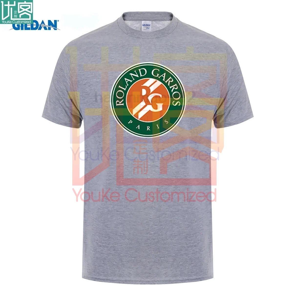 French Open Stade Roland-Garros Red clay Federer Short Sleeve T-Shirt Swiss Kings Rafael Nadal fans TEE | Мужская одежда