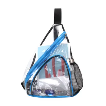 

Clear PVC Crossbody Bag Transparent Shoulder Crossbody Bag for Women Work Travel Sports Best Sale-WT