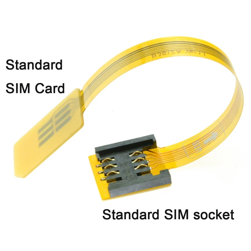 Gsm Cdma Стандартный Uim sim-карты комплект мужчин и женщин расширение мягкий плоский Fpc кабель 10 см