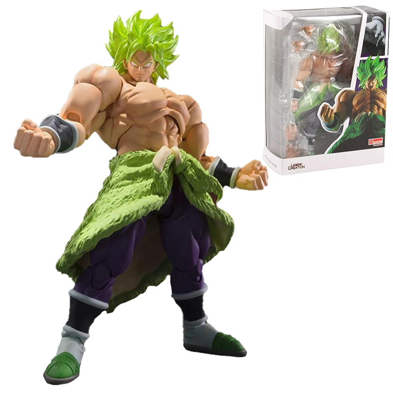 Драконий жемчуг Shf Super Saiyan Broli подвижная модель фигурка аниме детские игрушки