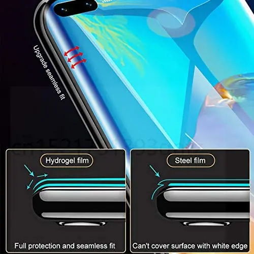 Morbido HD Idrogel Pellicola Per Huawei Compagno di 30 10 9 Pro 20 Lite X Protezione Dello Schermo Huawei Honor 8X 9X 8A 10i di Protezione Film di Gel