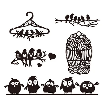 

Grite 2019 birds Metal cutting mold DIY scrapbook photo album tool cutting paper embossing process mold die cut scrapbooking