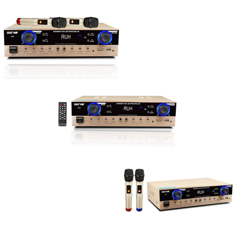 KYYSLB 220 В D60/D62 300 Вт* 2 4,0 Bluetooth усилитель мощности Профессиональный KTV аудио сценический домашний фиксированный усилитель сопротивления K песня