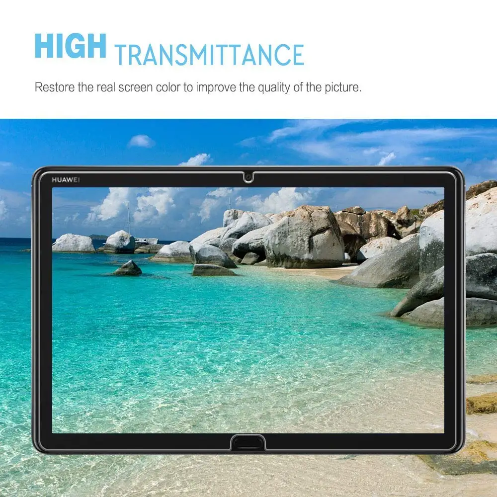 9H Tempered Glass For Huawei Mediapad M5 Lite 10 10.1" BAH2-W09/L09/W19 Screen Protector Tablet Protective Film Guard For M5 10" 5