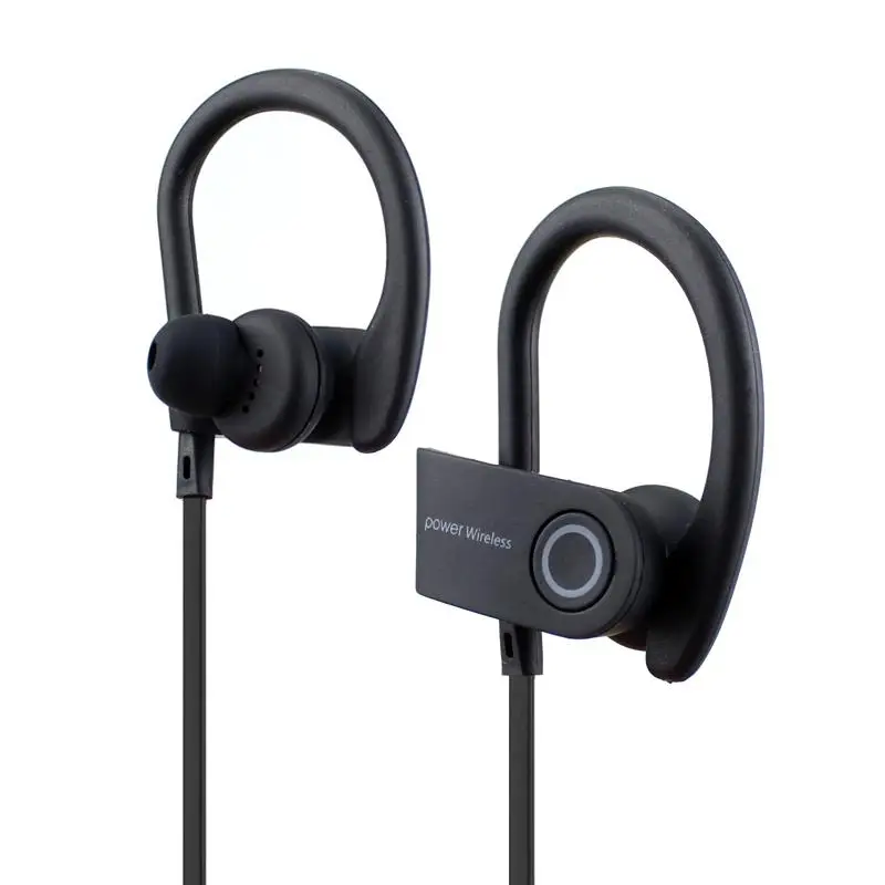 G5 беспроводная Bluetooth гарнитура спортивный наушник стерео бас Музыка гарнитура с микрофоном гарнитура - Цвет: Черный
