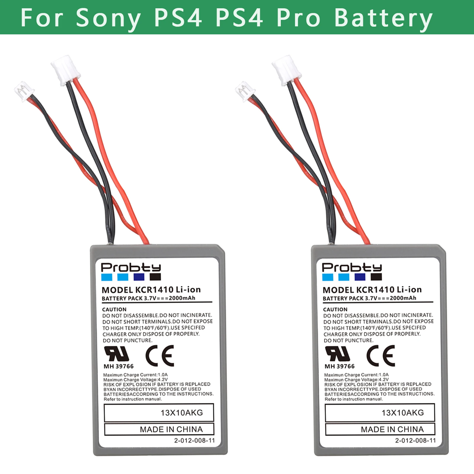 2 Pezzi Per Controller Sony Ps4 Ps4Pro Playstation 4 V4 V1 V2 Dualshock Cuh-Zct2, Cuh-Zct2E, Cuh-Zct1E, Cuh-Zct1U