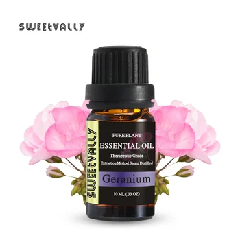 

10ML Geranium Essential Oil Relieve Stress Essential Oil Relieve Depression Essential Oil For Home Air Freshening Aromatherapy