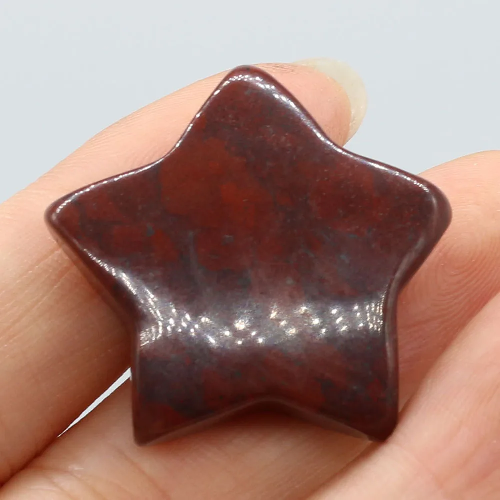 10PCS Wholesale Natural Stone Five-pointed Star Shape Ornament Making DIY Necklace Earring Charm Jewelry Home Decorate