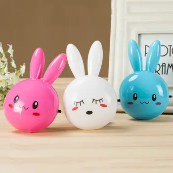 

Plug in Lovely Rabbit Night Light Eye Caring Bunny Bedside Lamp for Home Bedroom
