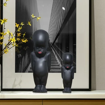 

Creative ornaments Resin doll personalized decoration art new room living room TV wine cabinet decoration desk decoration