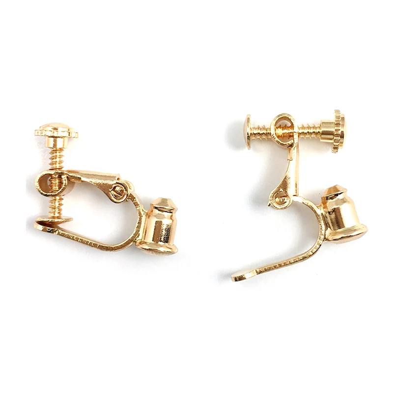 10pcs/Lot Screw Ear Clip Converter DIY Handmade Clip on Earring