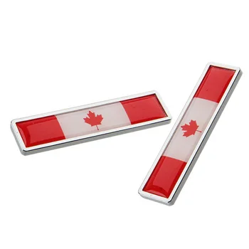 

Badge Stickers​ Decal Accessories Aluminum + Epoxy Red&white Auto Sticker