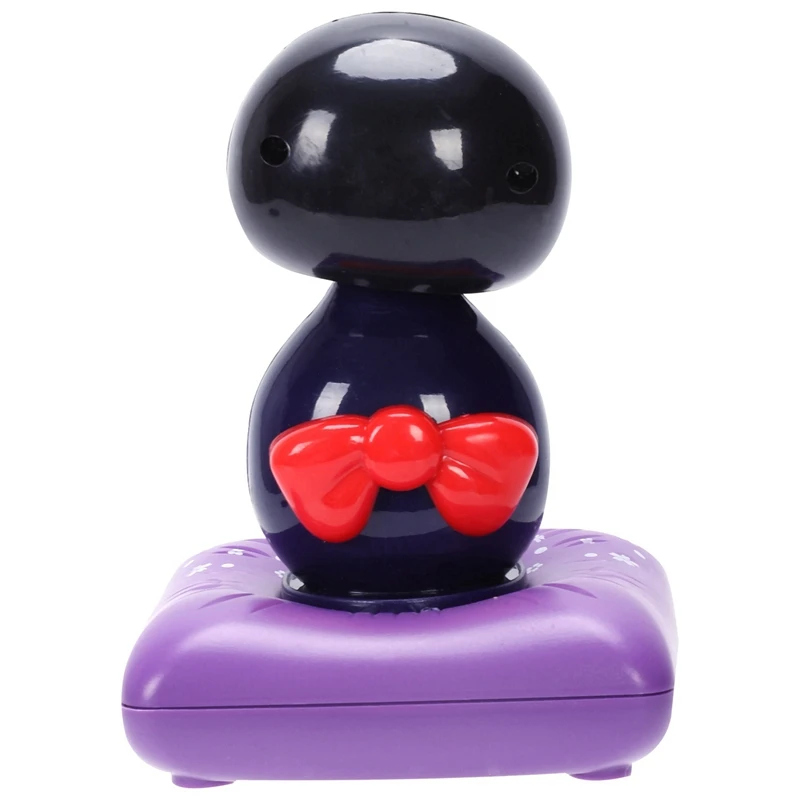 

Top-2 Pcs Solar Car Home Decor : 1 Pcs Powered Dancing Hula Girl with Blue Skirt & 1 Pcs Purple Kimono Cute Geisha Japanese Girl