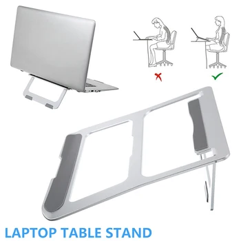

Folding Adjustable Laptop Stand Desk Notebook Cooling Bracket Holder Non-slip Quality Alloy Portable Computer Accessories