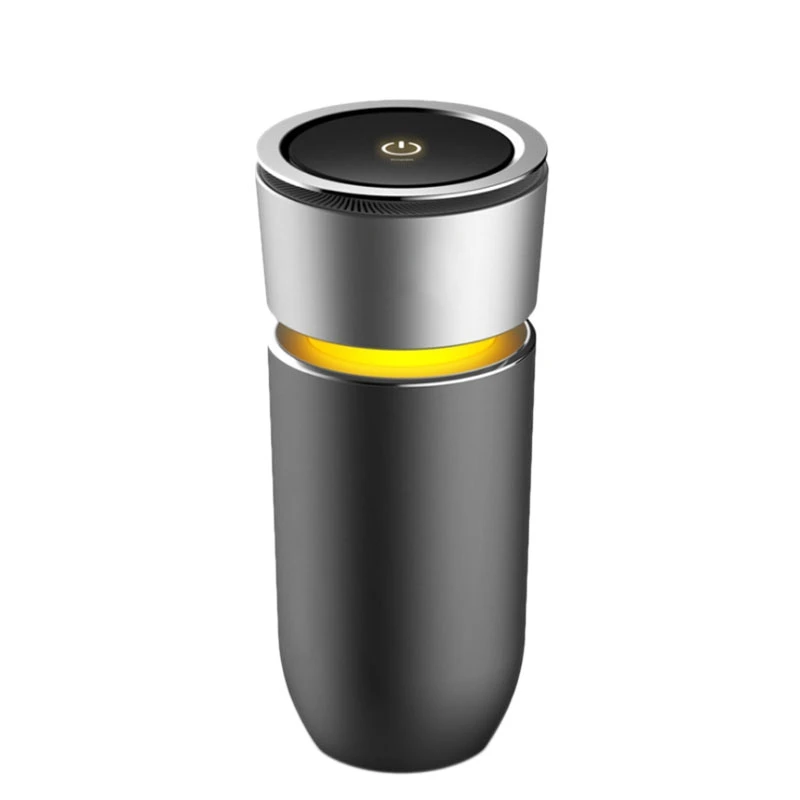 

Car Air Purifier Negative Ions Air Cleaner Ionizer Air Freshener Auto Mist Maker Pm2.5 Eliminator Cup Car Charger