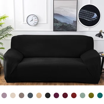 

1/2/3/4seater Velvet Sofa Covers Knitted Corn Kernel Regular Sofa Cover Bedroom Solid Sectional Sofa Cover Elastic Couch Cover