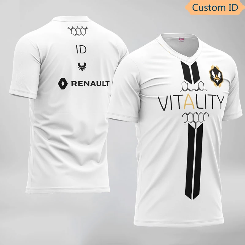 

LoL CS:GO Dota Team Vitality Uniform Jersey APEX Cabochard Fans T Shirt Men Women T-Shirt Custom ID Tees Shirt Clothing