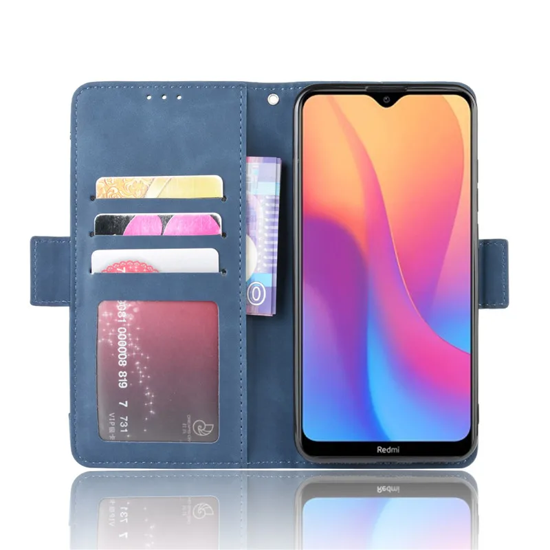 Для Xiaomi Redmi 8A кожаный чехол-книжка с отделением для карт мягкий чехол для Redmi 8A