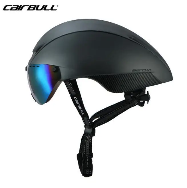 Cairbull шлем велосипед Mtb новая модель 8 цветов Aero Aero-r1 очки велосипедный сверхлегкий Mtb Tt Магнитный УФ солнцезащитный козырек - Цвет: Gray