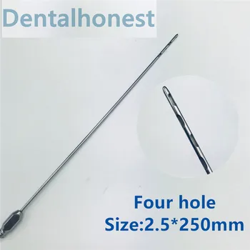 

1PCS Stainless Steel Rotate four hole Liposuction Cannula Beauty Intrusment Liposuction Needles