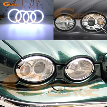 

Excellent COB led angel eyes kit halo rings Ultra bright illumination For JAGUAR X-Type 2001-2009 xenon Headlight