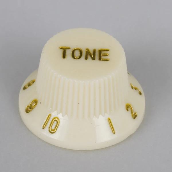Set Of 3pcs Cream Knobs 1 Volume 2 Tone For Electric Guitar Quality ABS Part