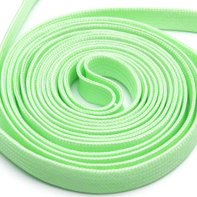 Shoelaces Athletic Sport Flat Canvas Shoe Laces Glow In The Dark Night Color Fluorescent Shoelace Candy Color Shoe Lace