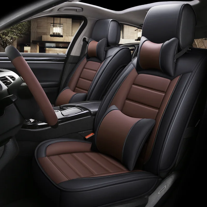 

New Style Automobile Seat Cushion Four Seasons General Pure Leather Five 8-Color Fashion & Sports All Edges Included Automobile