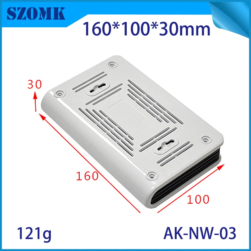 szomk plastic router distribution enclosure box project case for electronics enclosure control housing (9)