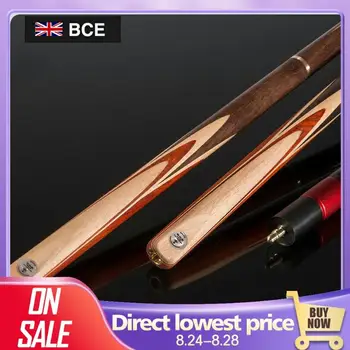 

RILEY BCE BMS-21 Snooker Billiard Cue 9.8-10mm Tip Brass Ferrule Seamless Joint with Extension 3/4 Split Ash Wood Snooker