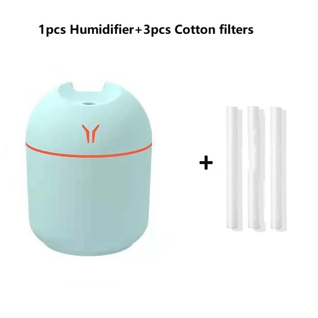 Mini Air Humidifier USB Aroma Essential Oil Diffuser For Home Car Ultrasonic Mist Maker with LED Night Lamp Diffuser