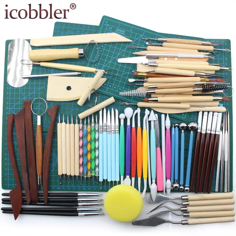 NEW 19 Pc Pottery & Clay Sculpture Modeling Tools FREE SHIPPING 