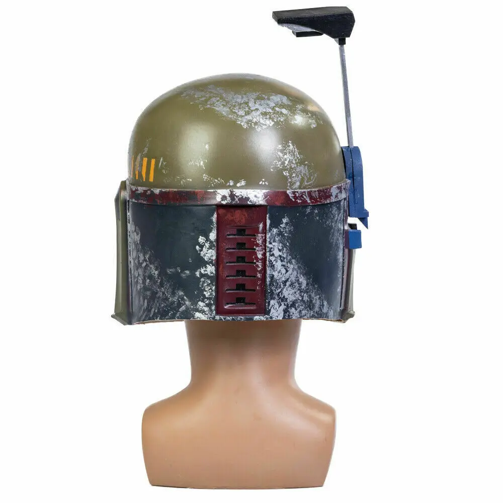XCOSER Star Wars 9 Boba Fett Helmet - The Mandalorian Full Head Mask Cosplay Prop Movie Replica - New Men's Costume image 5