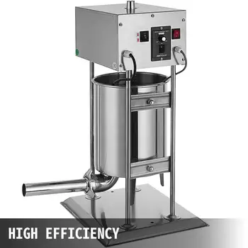

Stainless Steel Electric Sausage Filler Stuffer 12L Commercial Maker Machine