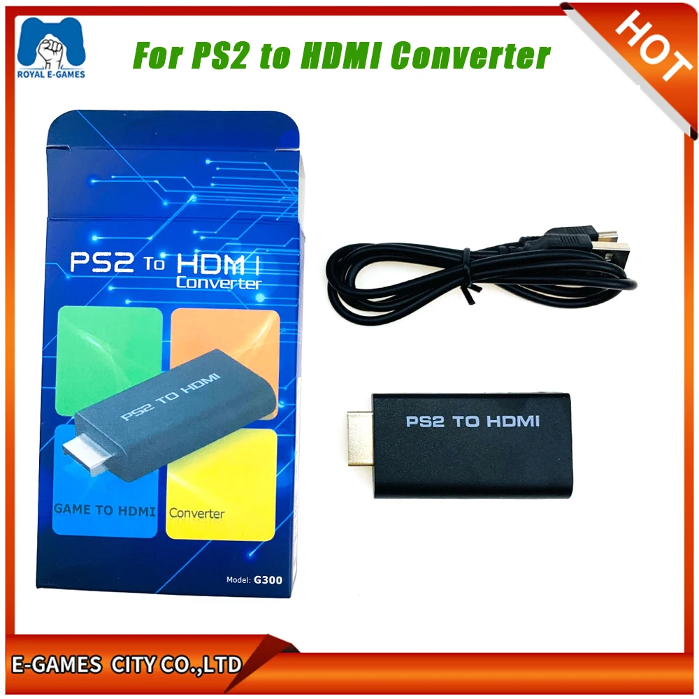 Для PS2 HDMI 480i/480p/576i аудио видео преобразователь адаптер с аудиовыходом 3 5 мм