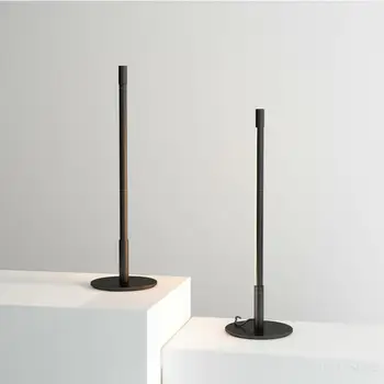 

Nordic Line Led Table Lamp Bedroom Bedside Rendering Lighting Simple Fashion Living Room Studio Led Lighting Desk Lamp Vintage