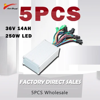 

JS 36V14AH 250W LED Electric Bike Controller Sine Wave Brushless Motor Controller for Electric Bicycle Bicicleta Eletrica parts