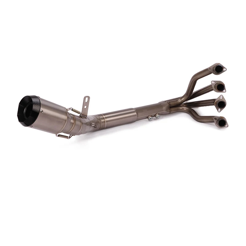 Titanium Alloy Exhaust System for Kawasaki Z900 Ninja 900 Motorcycle Header Mid Link Pipe Slip On Escape with Mid Pipe Catalyst - - Racext 19