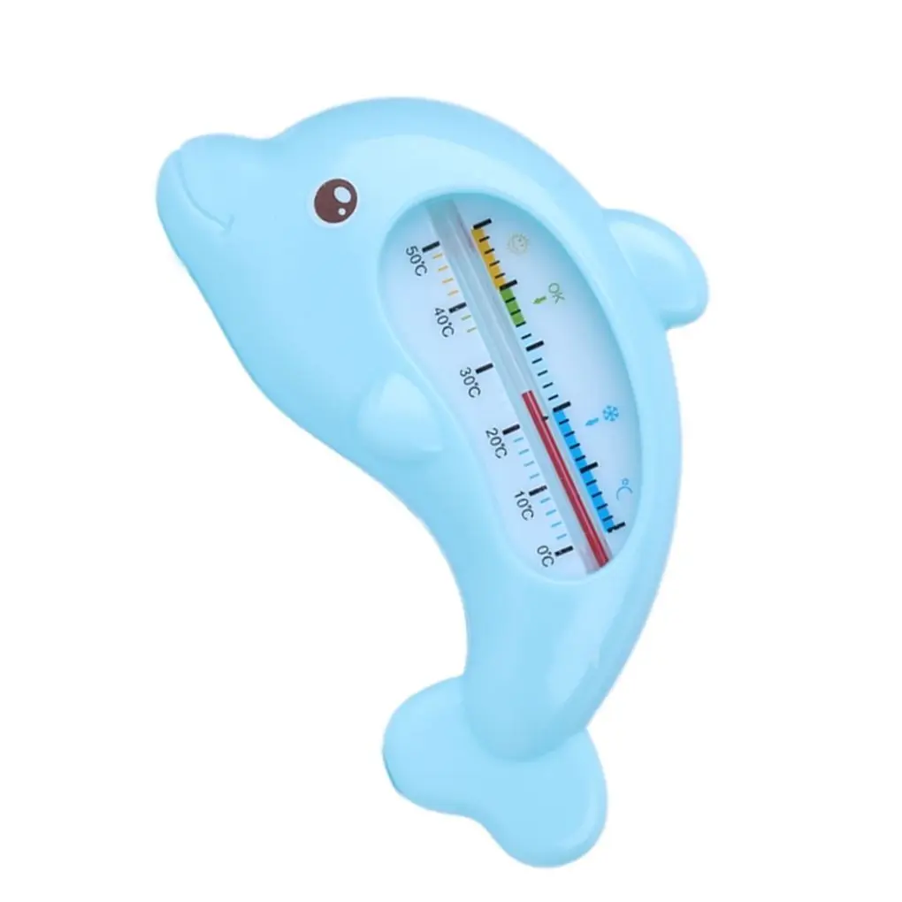 Children Shower Water Thermometer Baby Bathing Dolphin Shape Temperature Infants Toddler Water Measure Baby Bath Toy Thermometer