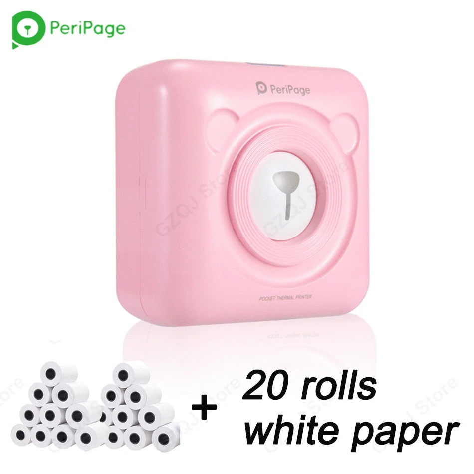 

Label Mini Pocket Photo Printer Mobile phone Portable Handheld Printer Small Printer Mini Picture Printer for Android IOS phone