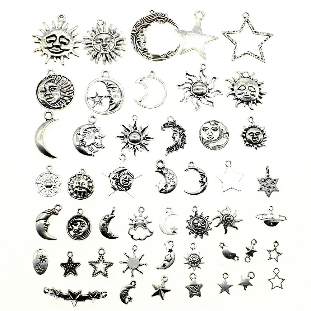 WYSIWYG 20pcs 14x10mm Antique Bronze Color Antique Silver Color...