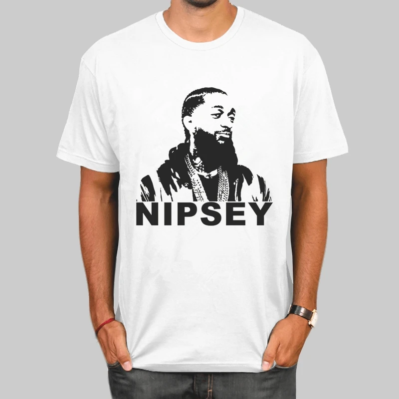 Nipsey Hussle футболка Летняя для мужчин футболки Рэппер Nipsey отдых в небесах хип хоп футболки Harajuku Топ уличная одежда - Color: A