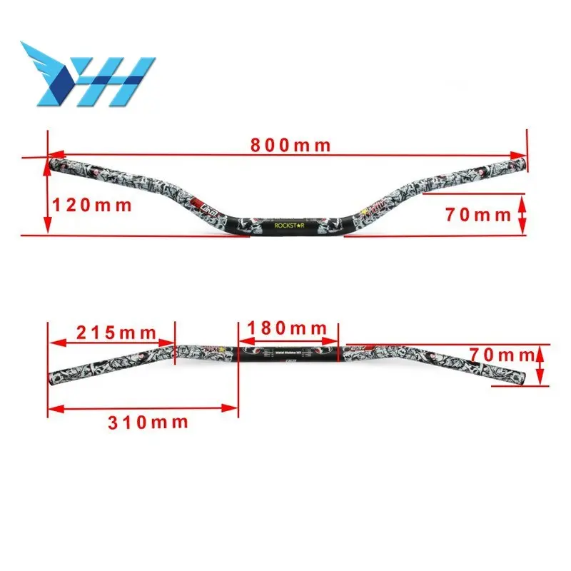 Красный 1 1/8 &quot28 мм руль ручка жир бар для Honda CRF50 CR80 CR85 CRF110 CR125R CR250R CR500R CRF150R мотоцикл