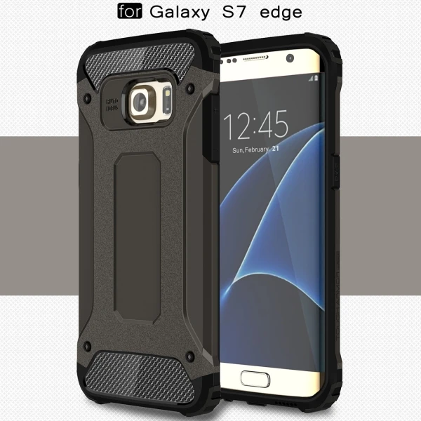 Mobile Phone Case For Galaxy S7/G930 TPU+PC Combination Case For Galaxy  S7 Edge/G935 Dropproof Protective Case Covers