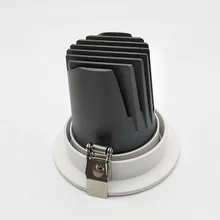 140 мм Антибликовая регулируемая 30 Вт утопленная светодиодная направленная вниз свет 120 мм отверстие