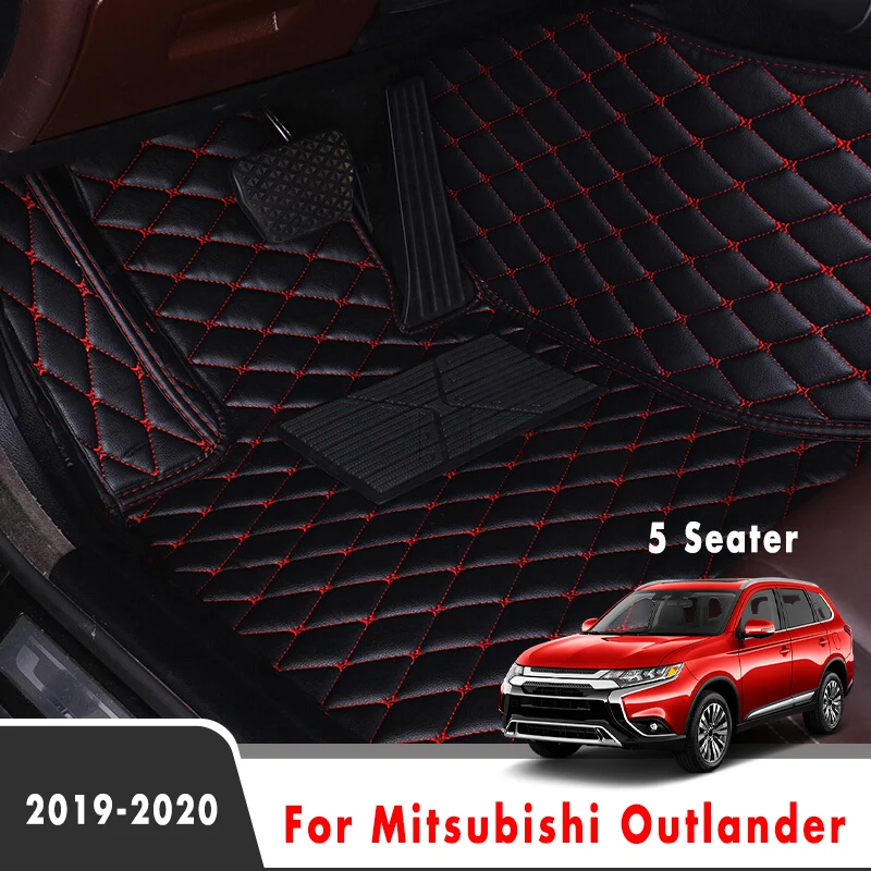 Автомобильные коврики для Mitsubishi Outlander 2020 2019 5-местные кожаные ковры накидки