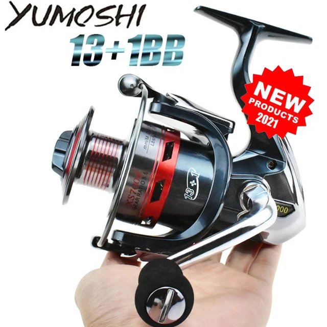 Yumoshi Xs 1000-7000 17kg Max Drag 5.2:1 Metal Spinning Eva Metal