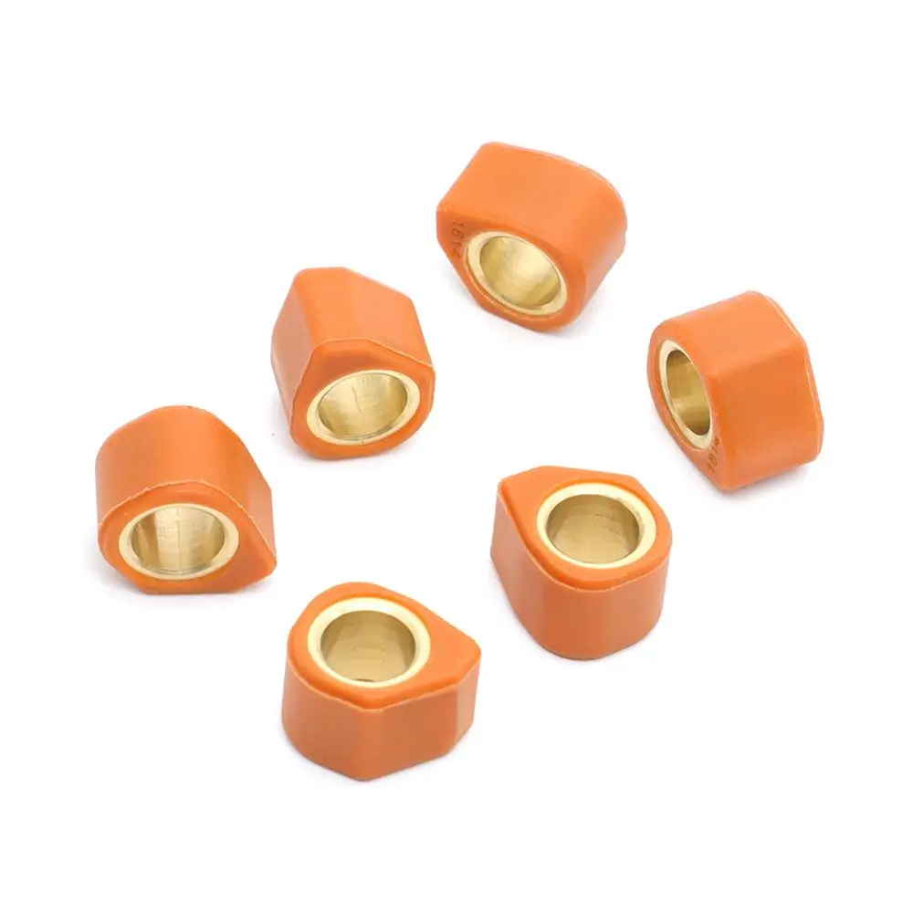 

6piece Performance Variator Slider Weights 11gram 14gram 18x14mm for 125cc 150cc Gy6 Moped Scooter 157qmj 152 engine