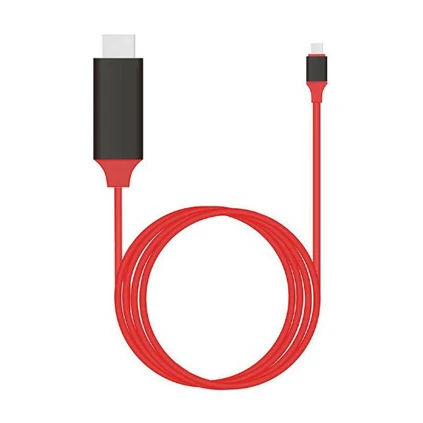 4K 3в1 Micro usb type C к HDMI Кабель-адаптер для IPhone X 6 7 8 IPad samsung S8 S9 IOS Android телефон к телевизору HD tv - Цвет: type c to hdmi