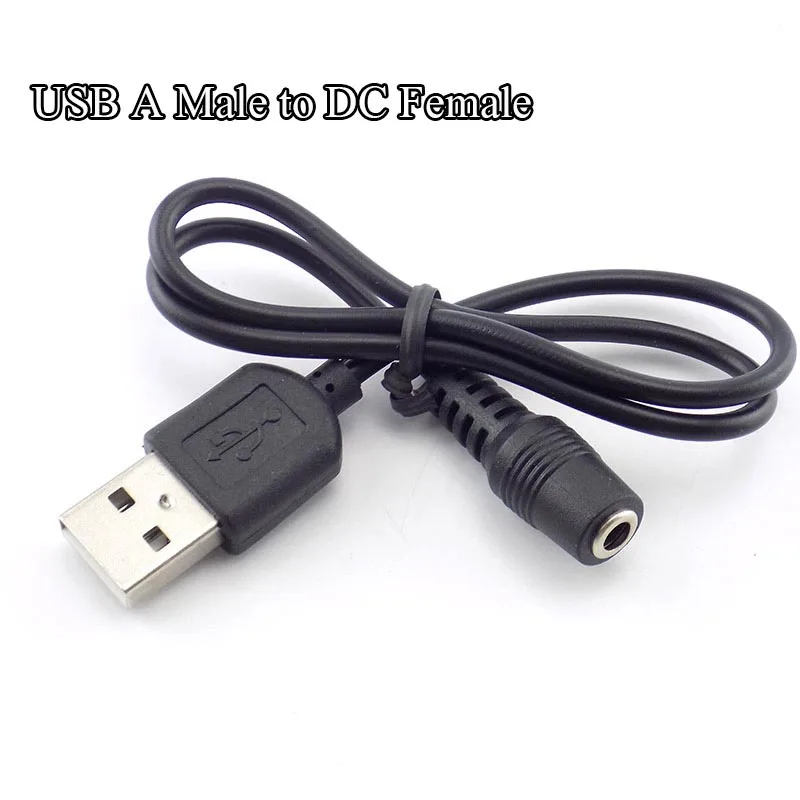 USB тип A штекер для 1 35x3 5 мм DC Женский конвертер питания разъем УДЛИНИТЕЛЬ шнур